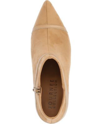 Women's Embrie Two Tone Kitten Heel Dress Booties