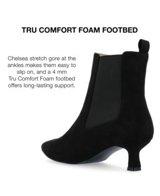 Women's Tenlee Pointed Toe Kitten Heel Dress Booties