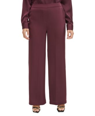Calvin Klein - Women's Wide-Leg Pull-On Pants