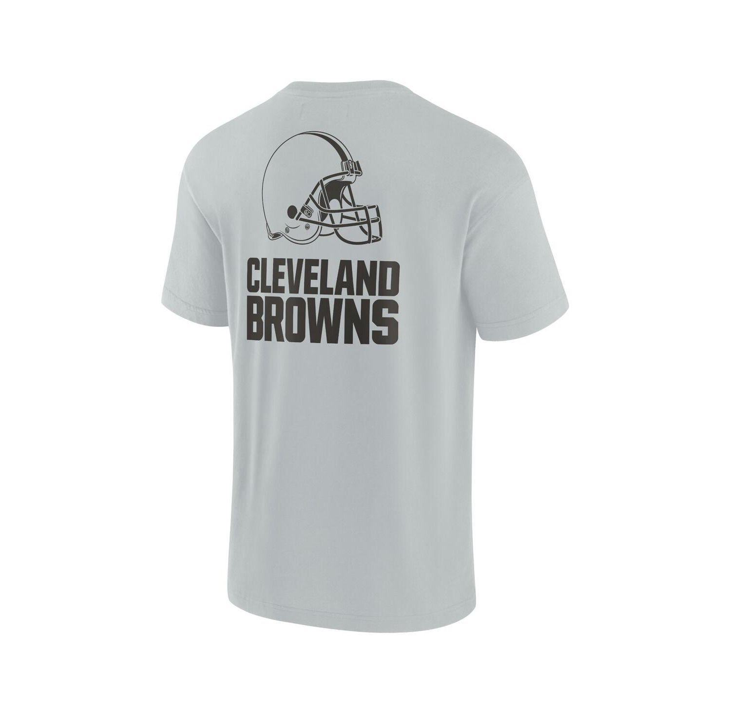 Men's and Women's Gray Cleveland Browns Super Soft Short Sleeve T-shirt