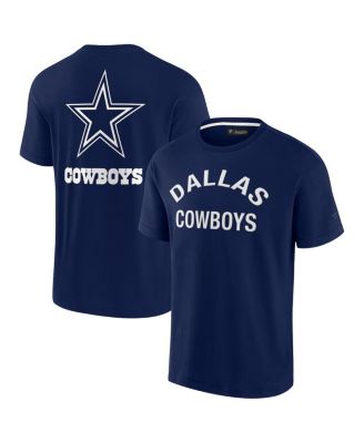 Men's and Women's Navy Dallas Cowboys Super Soft Short Sleeve T-shirt