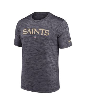 Men's Black New Orleans Saints Velocity Performance T-shirt