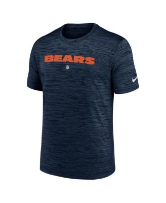 Men's Navy Chicago Bears Velocity Performance T-shirt