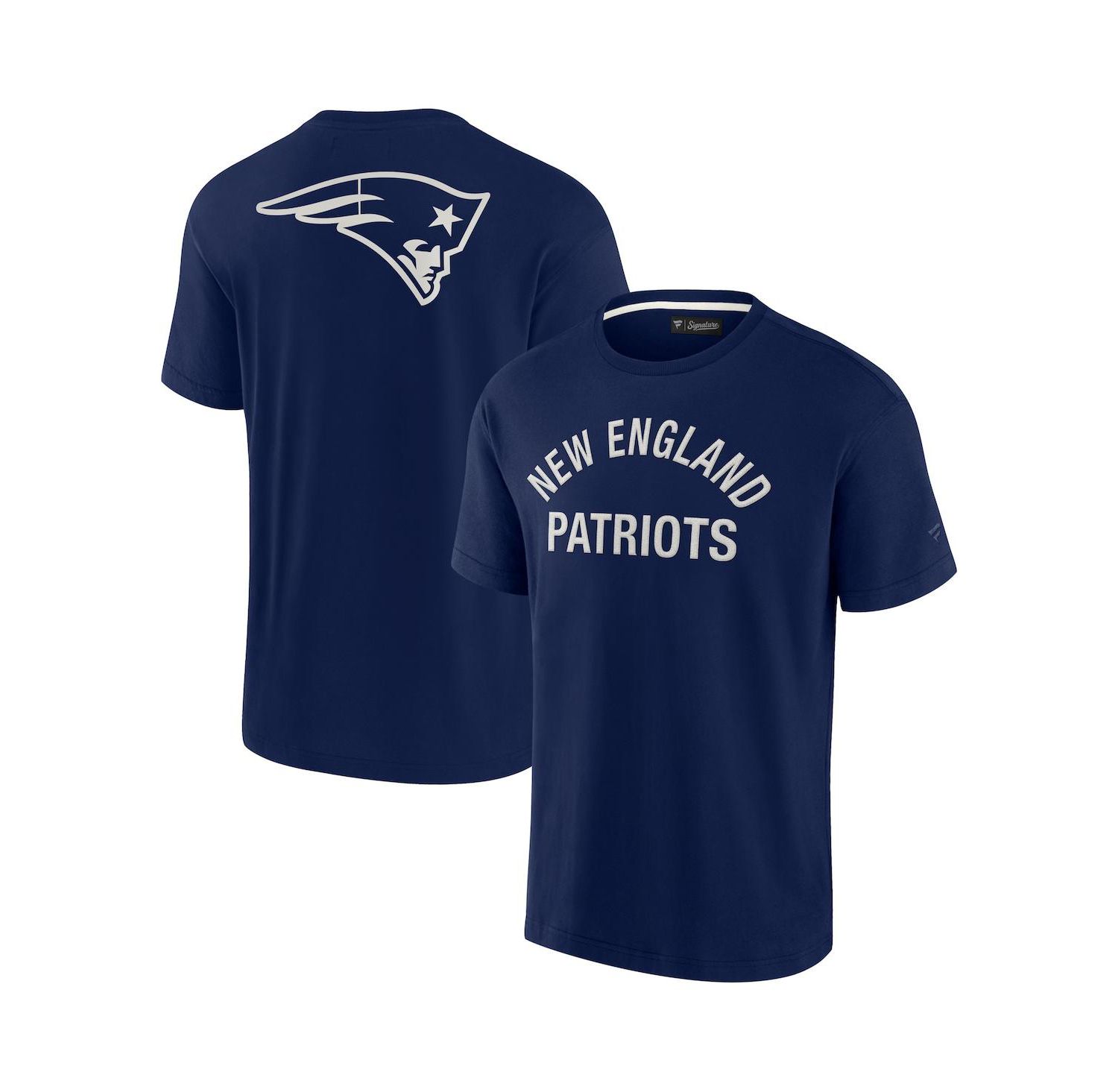 Men's and Women's Navy New England Patriots Super Soft Short Sleeve T-shirt