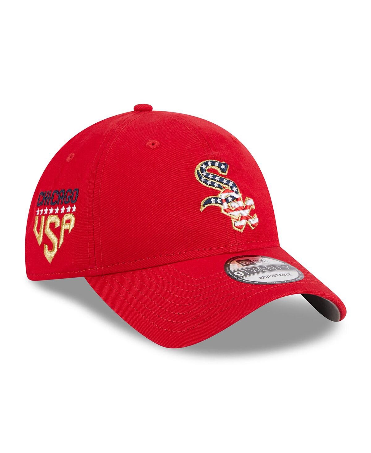 Men's New EraChicago White Sox 2023 Fourth of July 9TWENTY Adjustable Hat - Red