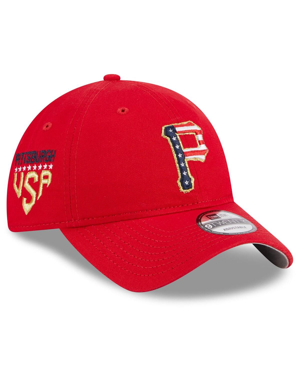 New Era Women's  Red Pittsburgh Pirates 2023 Fourth Of July 9twenty Adjustable Hat