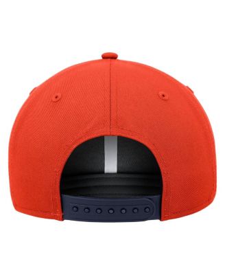 Men's Navy, Orange Houston Astros Classic99 Colorblock Performance Snapback Hat