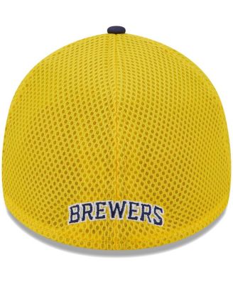 Men's Navy Milwaukee Brewers Team Neo 39THIRTY Flex Hat