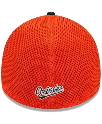 Men's Black Baltimore Orioles Team Neo 39THIRTY Flex Hat