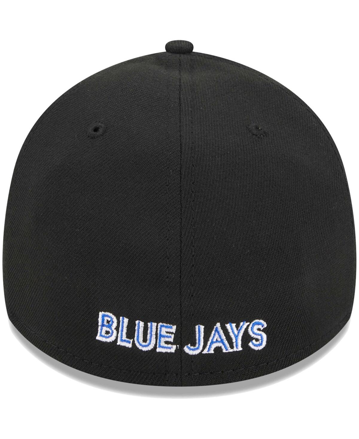 Men's New EraToronto Blue Jays Logo 39THIRTY Flex Hat - Black