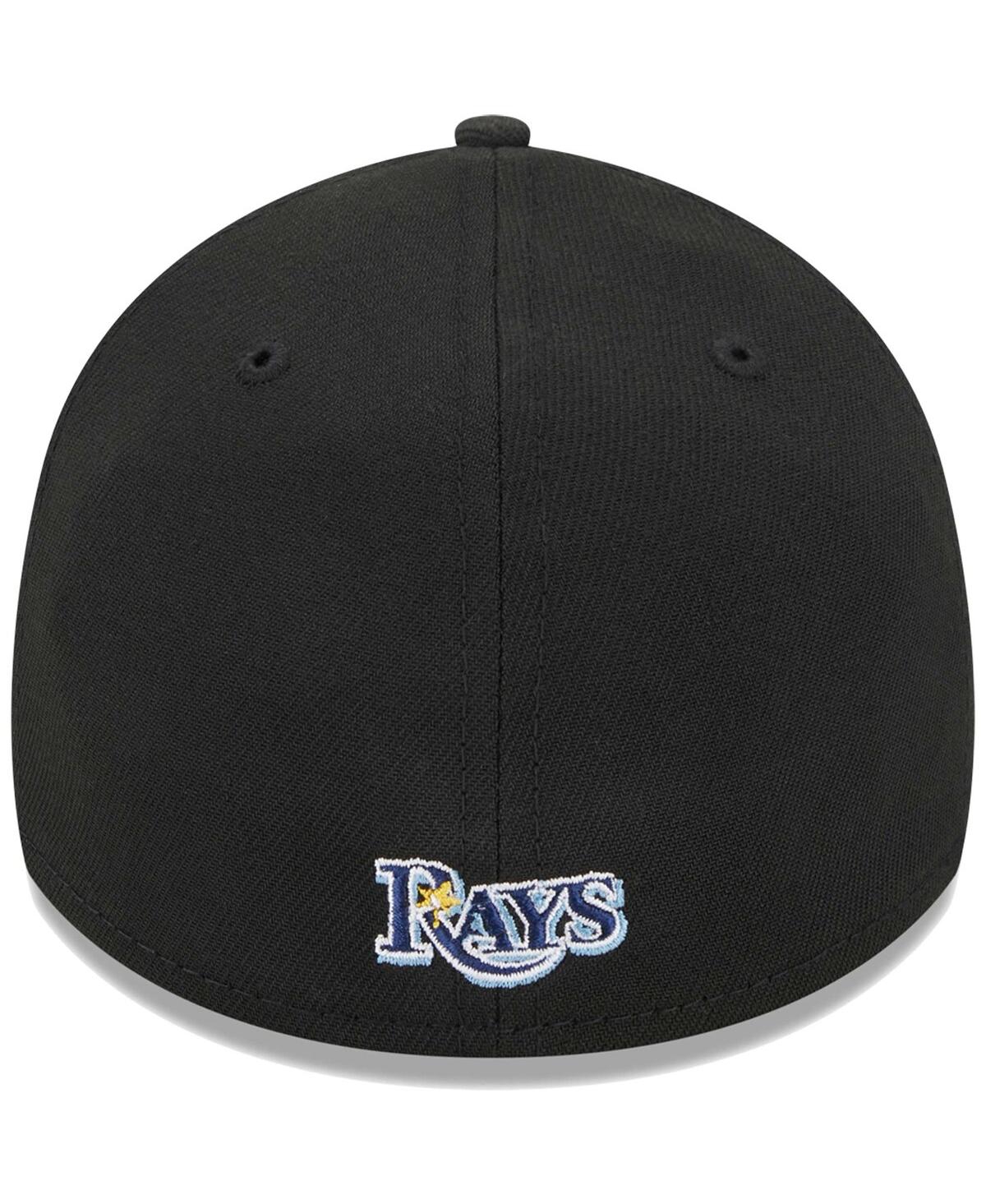 Men's New EraTampa Bay Rays Logo 39THIRTY Flex Hat - Black