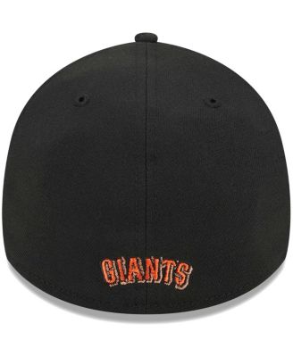 Men's Black San Francisco Giants Logo 39THIRTY Flex Hat
