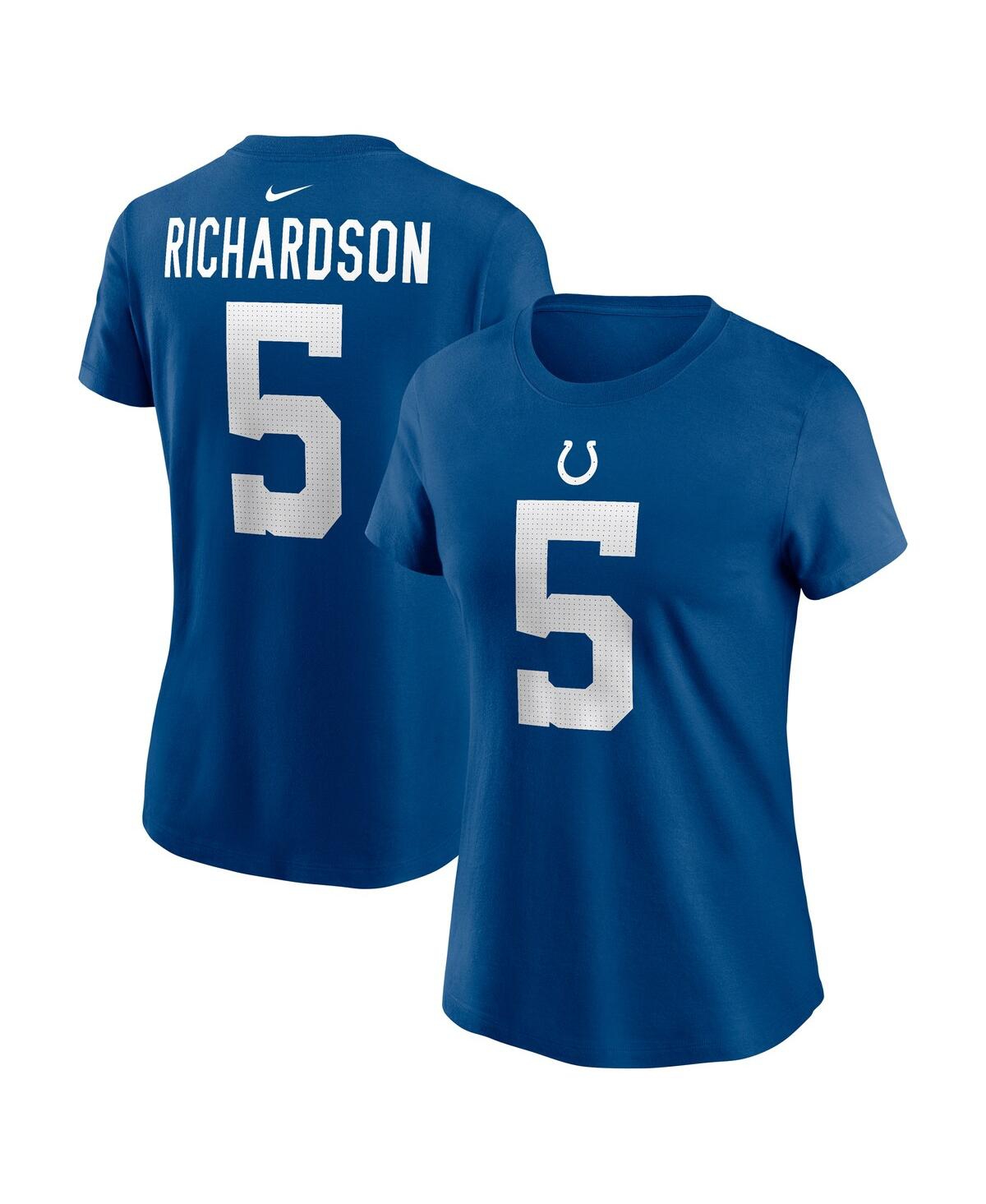 Nike Women's  Anthony Richardson Royal Indianapolis Colts 2023 Nfl Draft First Round Pick Player Name In Royal