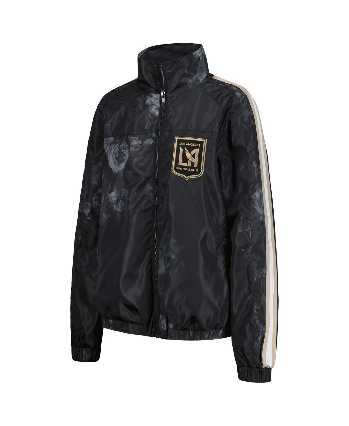 Shop The Wild Collective Women's  Black Lafc Full-zip Track Jacket