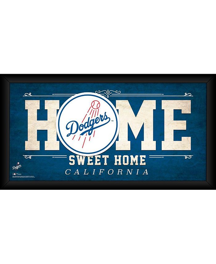 Los Angeles Dodgers Fanatics Authentic Black Framed Logo Jersey