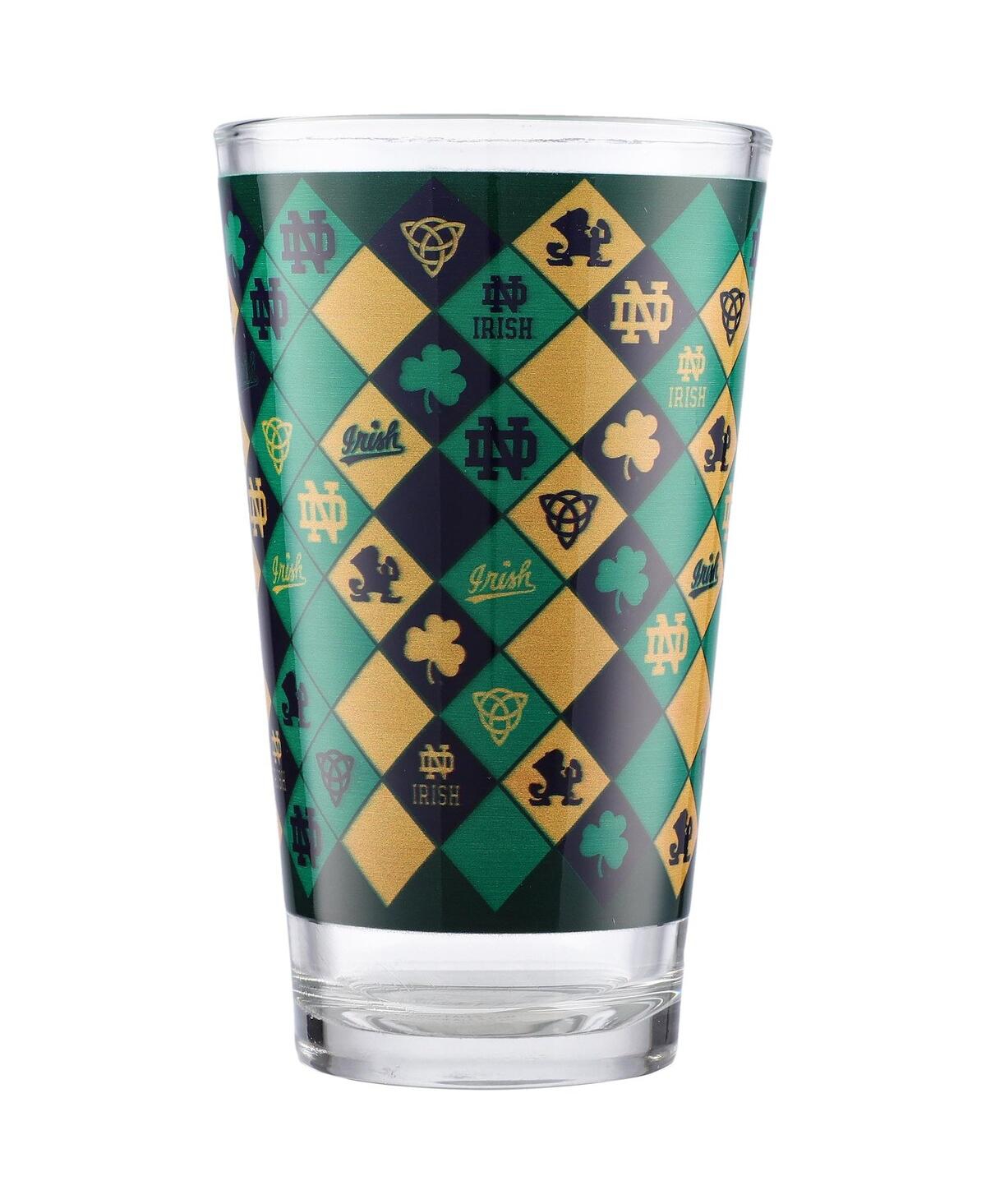 Indigo Falls Notre Dame Fighting Irish 16 oz Heritage Pint Glass In Multi