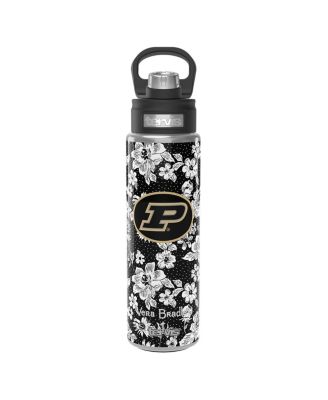 Vera Bradley x Purdue Boilermakers 24 Oz Wide Mouth Bottle with Deluxe Lid