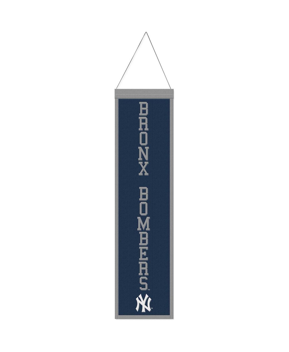 Wincraft New York Yankees 8" X 32" Slogan Wool Banner In Multi