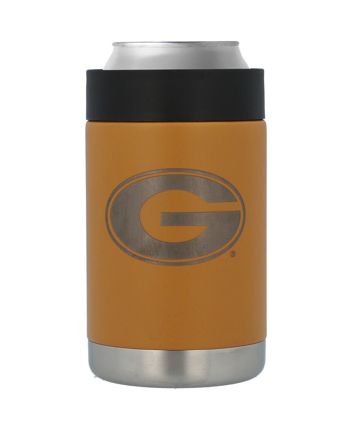 Memory Company Georgia Bulldogs Stainless Steel Canyon Can Holder In Brown