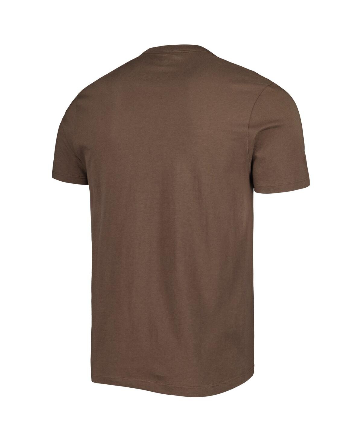 Shop 47 Brand Men's ' Brown Cleveland Browns All Arch Franklin T-shirt