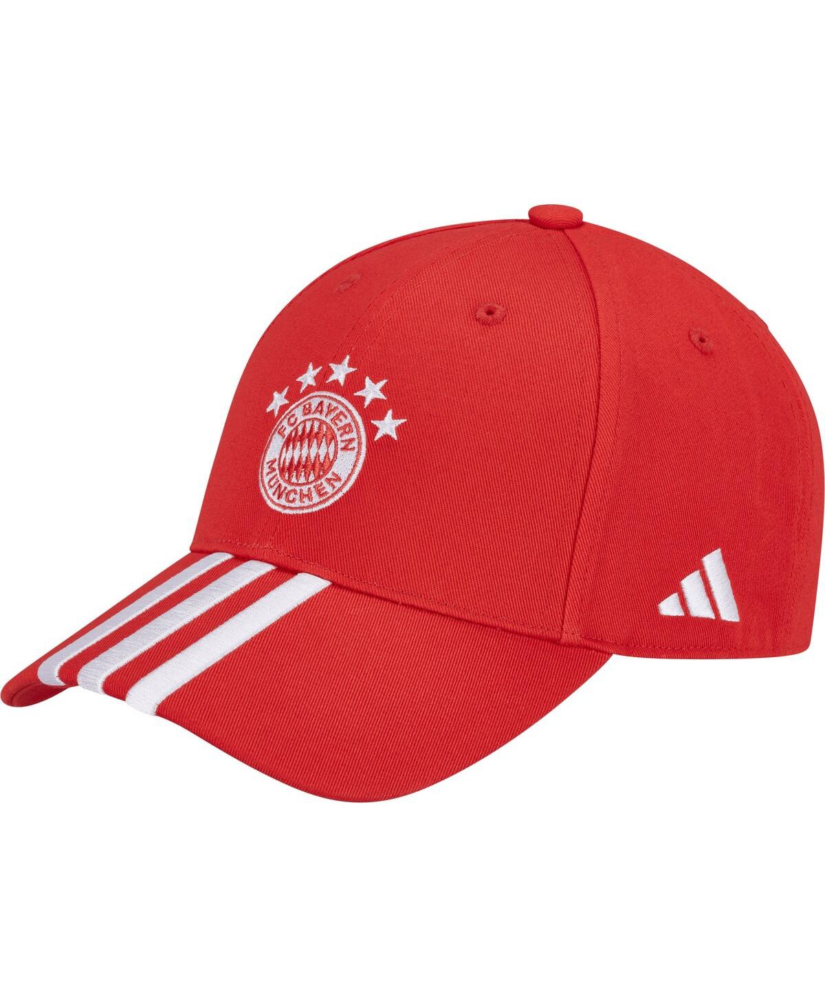 Shop Adidas Originals Men's Adidas Red Bayern Munich Baseballâ Adjustable Hat
