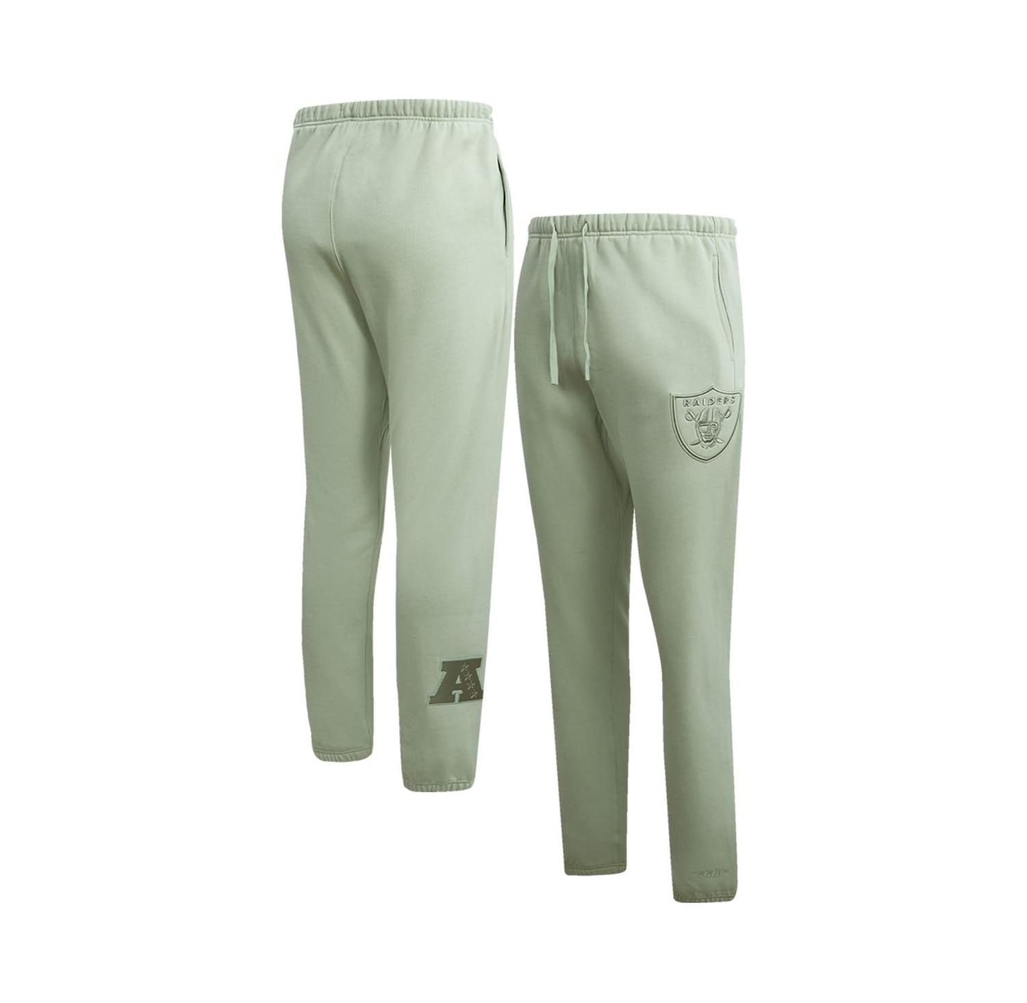 Men's Light Green Las Vegas Raiders Neutral Fleece Sweatpants