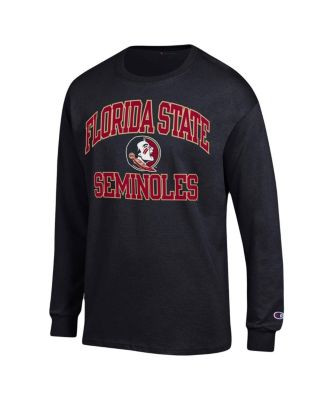 Men's Black Florida State Seminoles High Motor Long Sleeve T-shirt