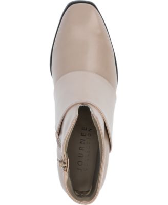 Women's Kyler Two Tone Block Heel Booties