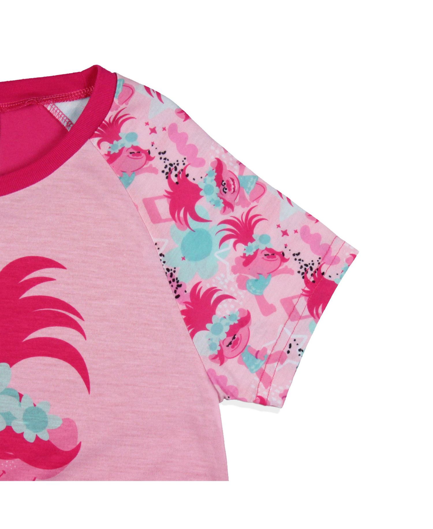 DreamWorks Girls' Nightgown You Got This Poppy Kids Short-Sleeve Pajama