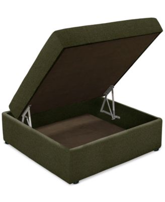CLOSEOUT! Wrenley 36" Fabric Storage Ottoman, Created for Macy's