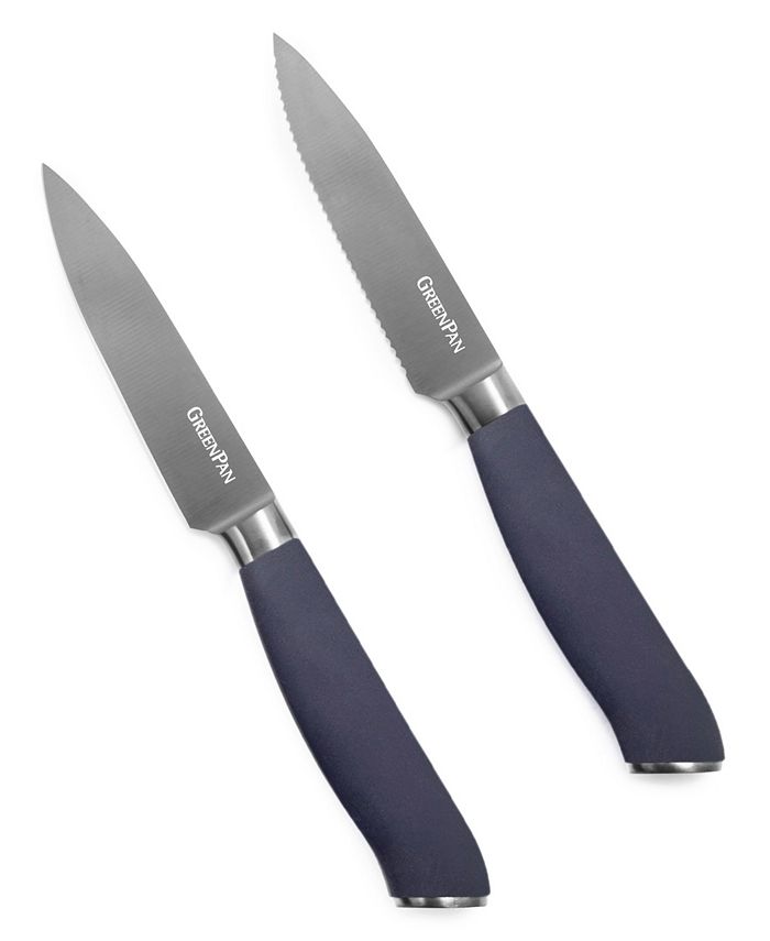 GreenPan Titanium 12-Piece Knife Block Set - Macy's