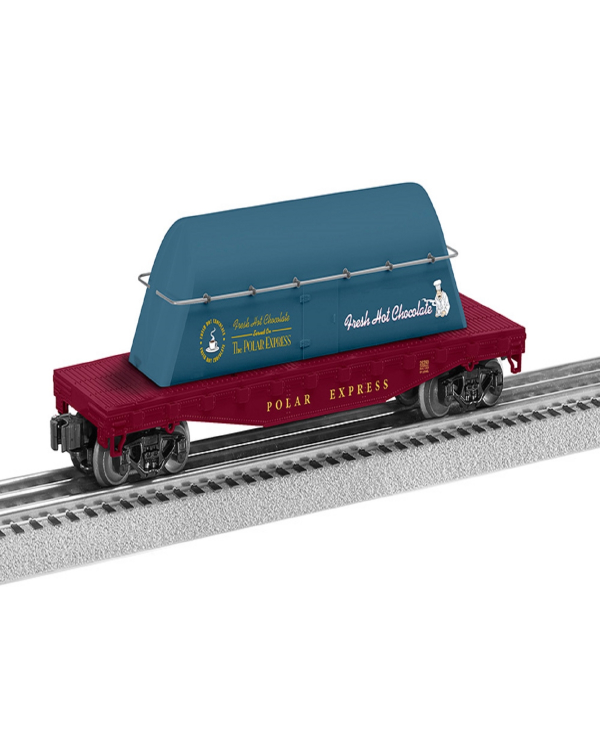 Lionel The Polar Express Flat Car With Hot Cocoa Container In Multi