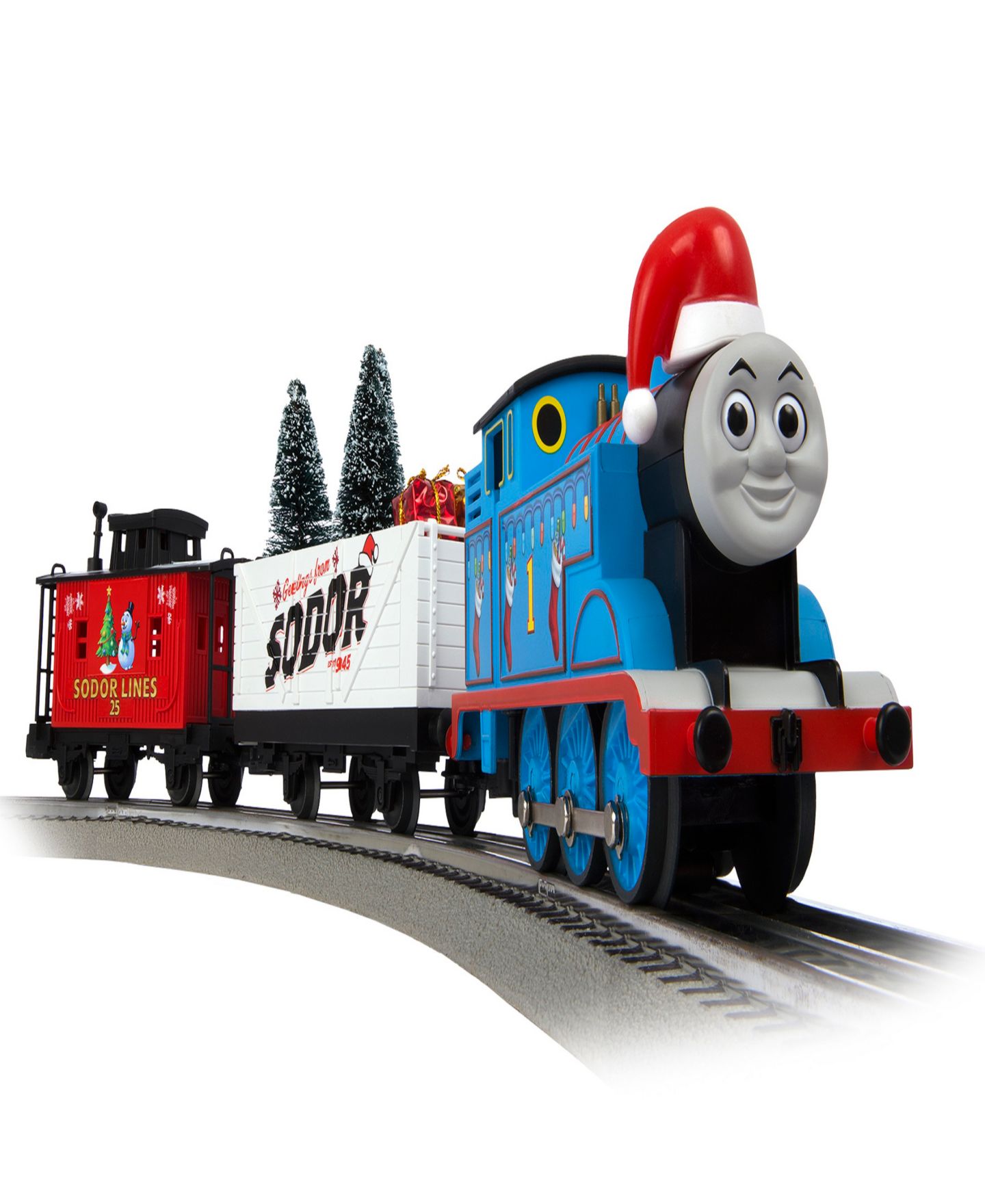 Детские игрушки Lionel O Gauge Thomas and Friends Bluetooth Remote Control Christmas Train Set — фото 3