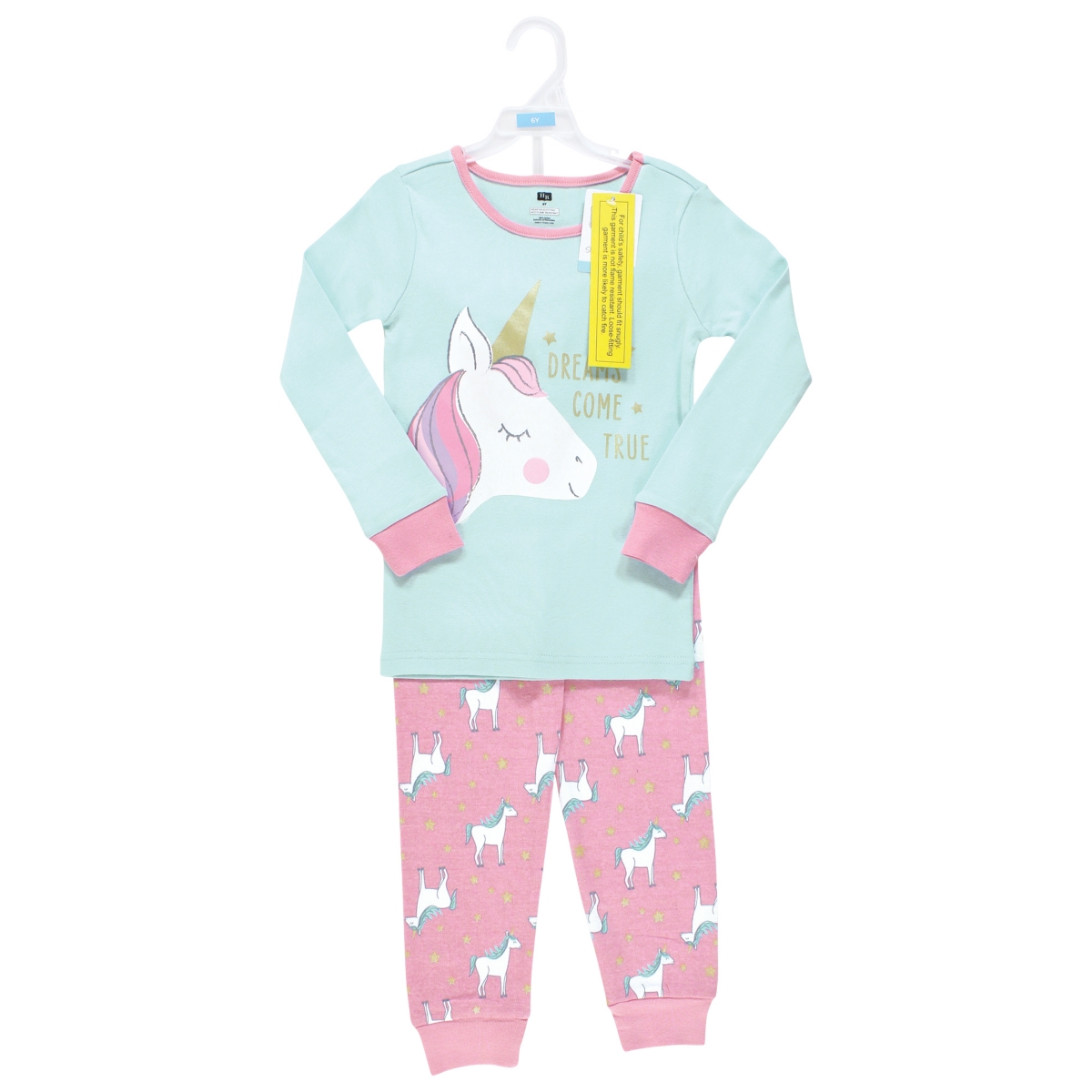 Hudson Baby Big Girls Cotton Pajama Set