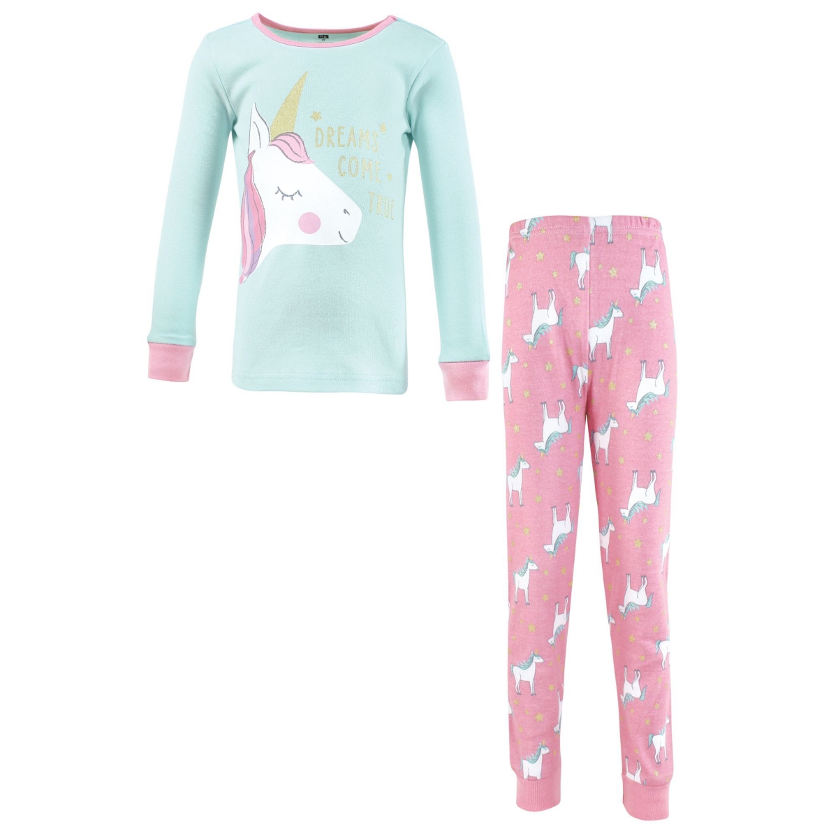 Hudson Baby Big Girls Cotton Pajama Set