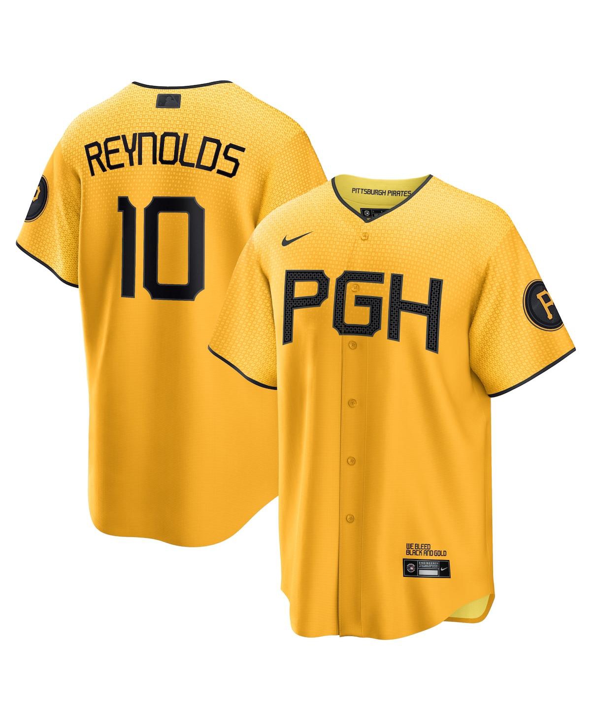 Men's Nike Bryan Reynolds Gold Pittsburgh Pirates 2023 City Connect Replica Player Jersey - Gold