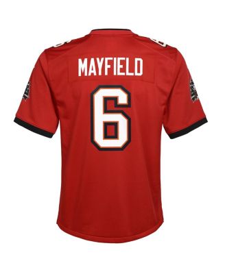 Big Boys Baker Mayfield Red Tampa Bay Buccaneers Game Jersey