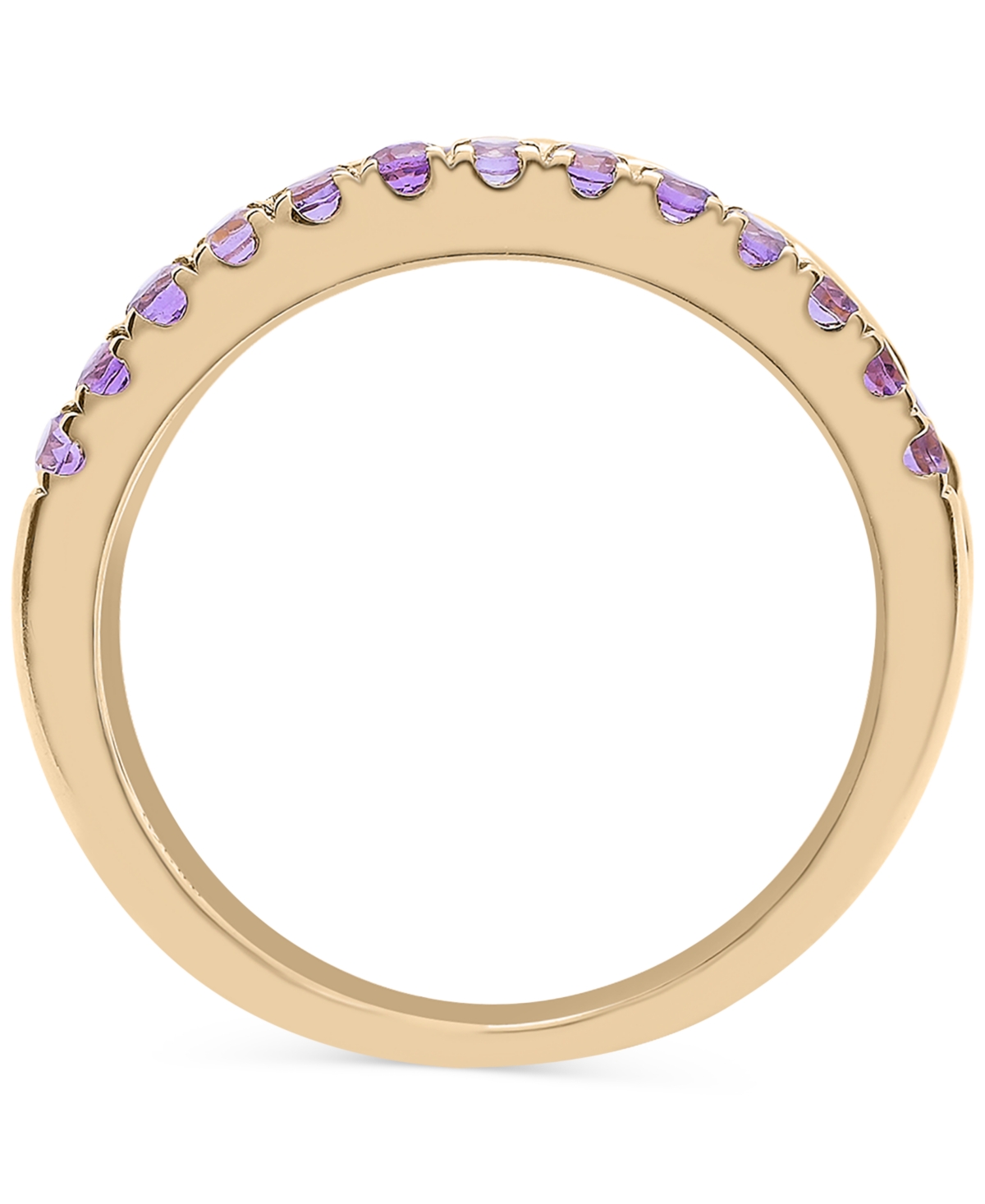 2-Pc. SetStack Rings (1/2 ct. t.w.) in 14k Gold-Plated Sterling Silver - Amethyst