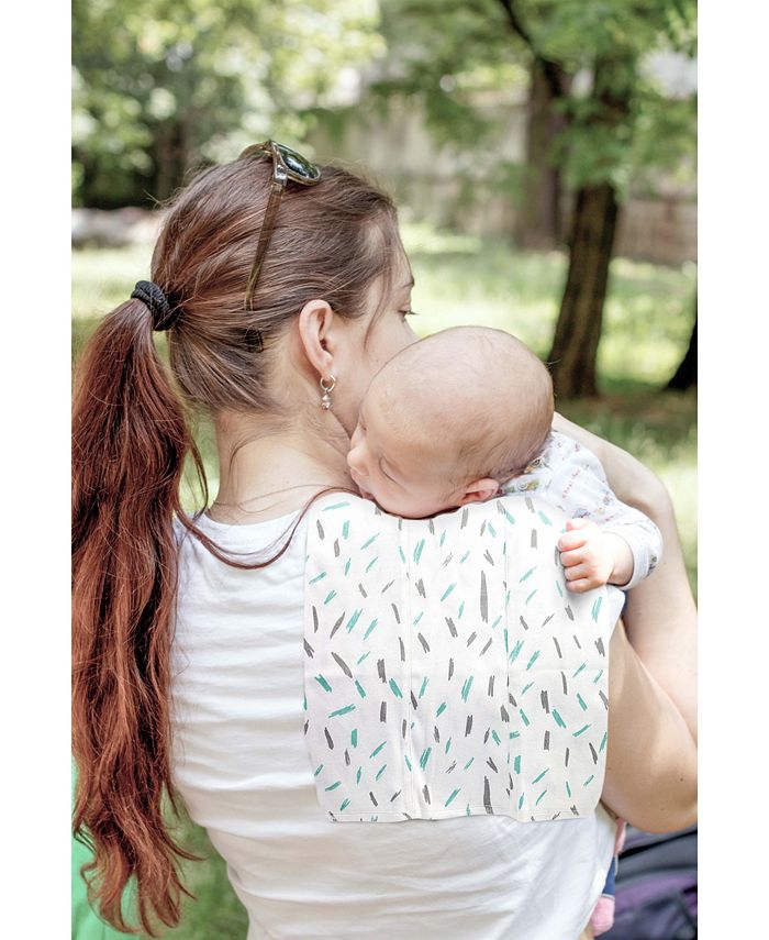 Bublo Baby 6 Pack Baby Burp Cloths, Premium 100 Cotton Burping Cloth