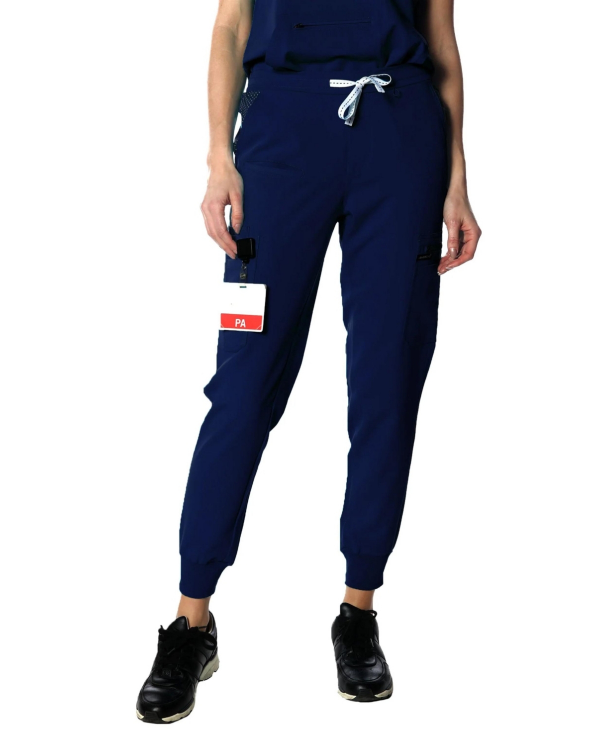 Valencia Jogger Scrub Pants for Petite Women - Royal blue