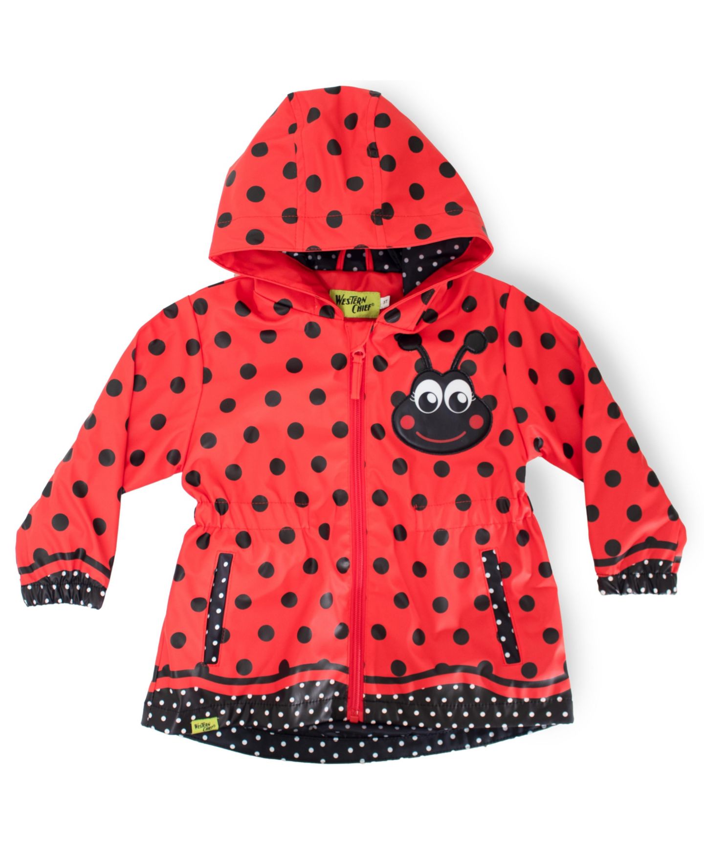 Пальто Western Chief Lucy Ladybug Rain Coat для девочек, цвет: Красный — фото 1