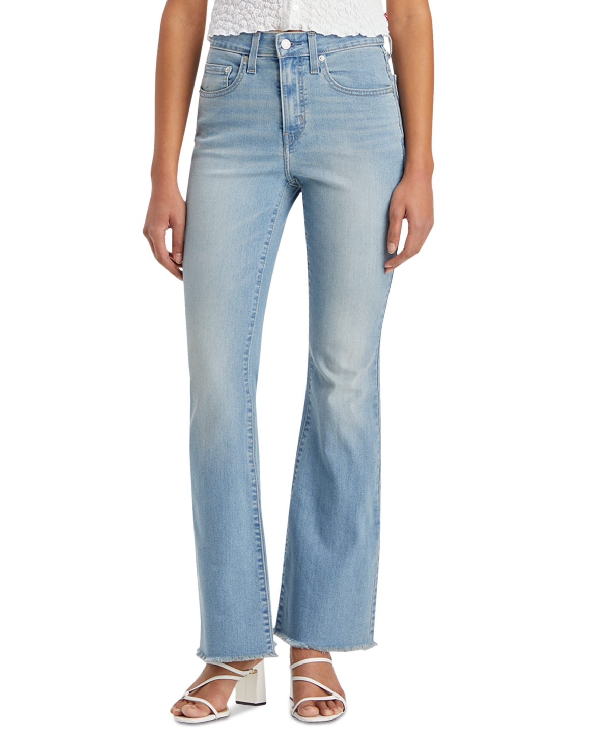 Levi's Women's 726 High Rise Slim Fit Flare Jeans In Light Of My Life