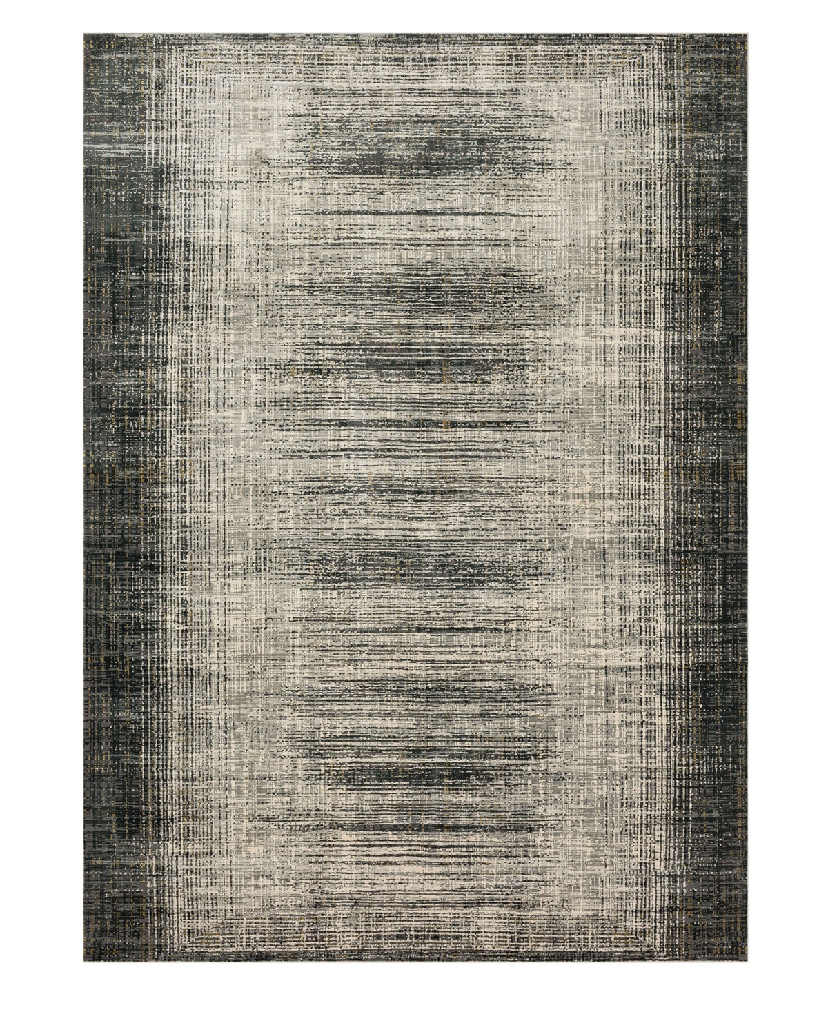 Karastan Tryst Turin 9' x 12' Area Rug - Charcoal