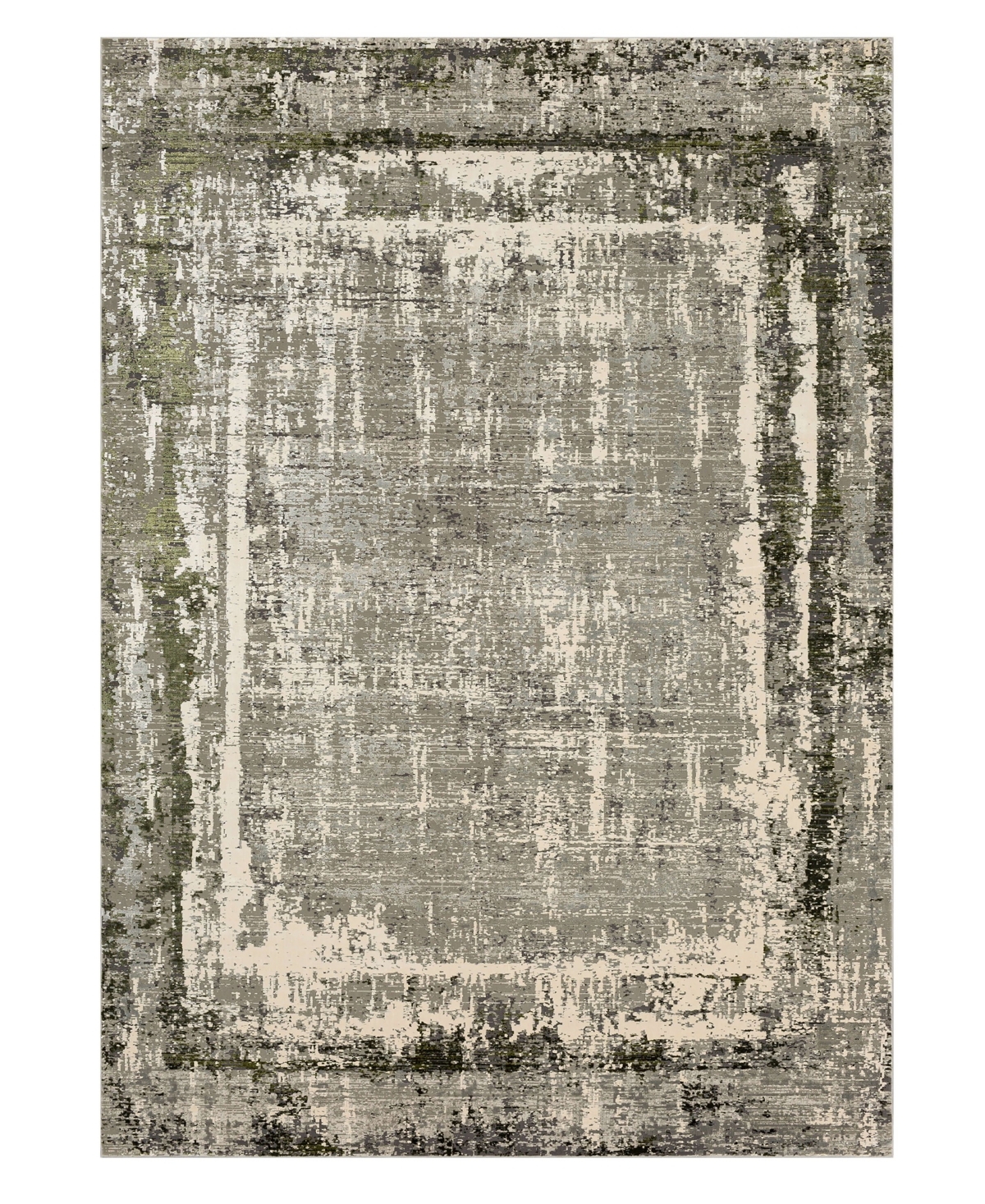 Karastan Tryst Mersi 9' x 12' Area Rug - Gray, Green