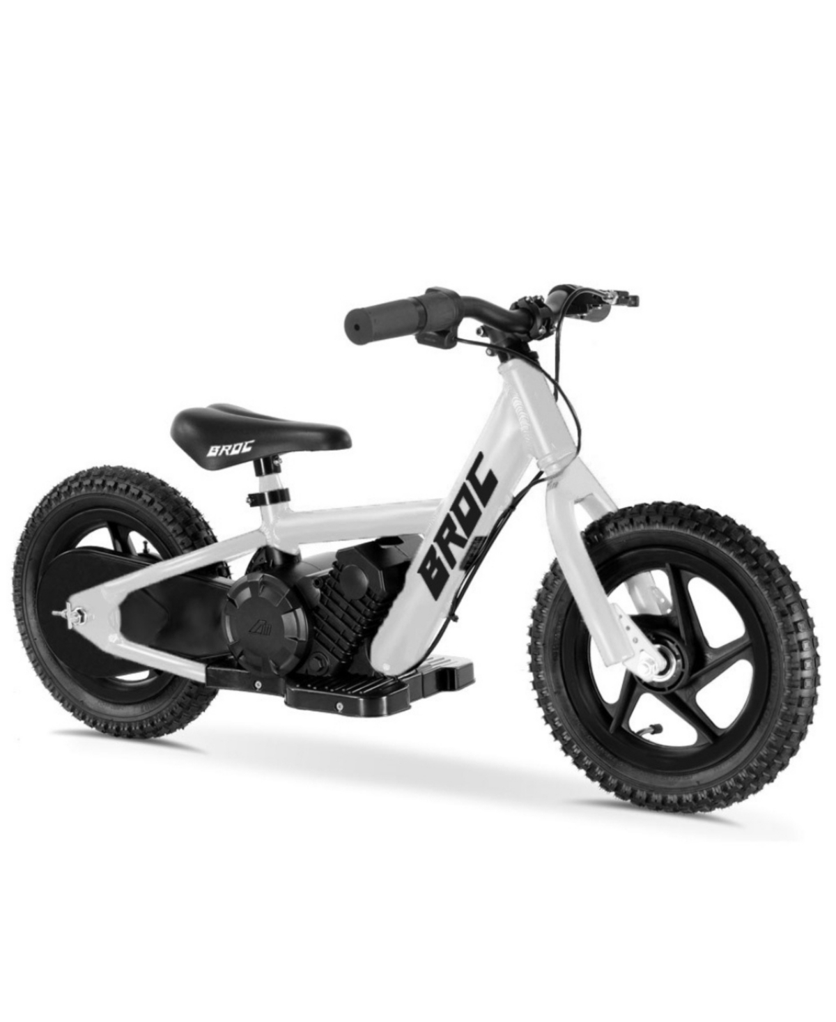 Best Ride On Cars Broc Usa E-bikes D12 Powered Ride-on In White