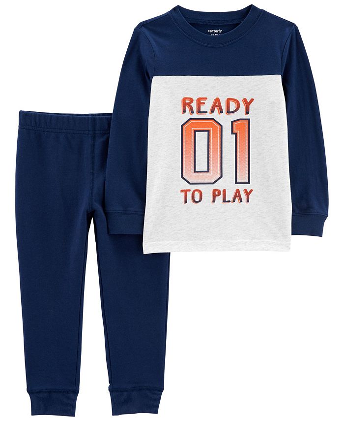 Carter's Baby Boys Active Shirt and Joggers, 2 Piece Set Macy's