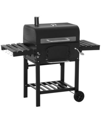 Portable Charcoal Grill 36 Cm In Diameter With Lid, Grill For Roasting Meat For Garden Camping Picnic Patio Barbecue Or Beach Mini Steel Grill For Outdoors Easy To Clean P 42245005