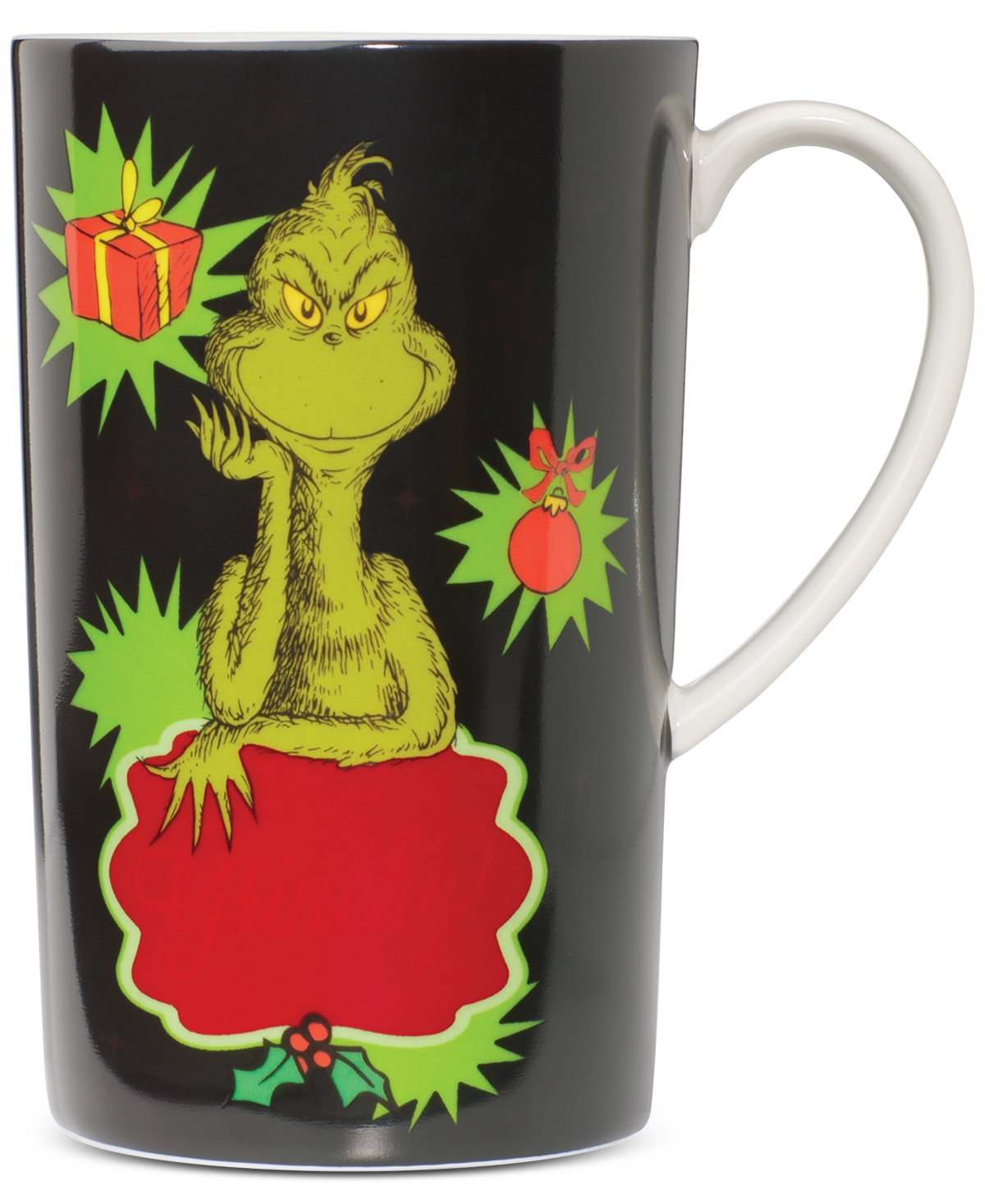 Lenox Merry Grinchmas Magic Mug In Green And Ivory