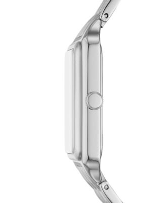 Women's Raquel Three-Hand Date Silver-Tone Stainless Steel Watch, 26mm