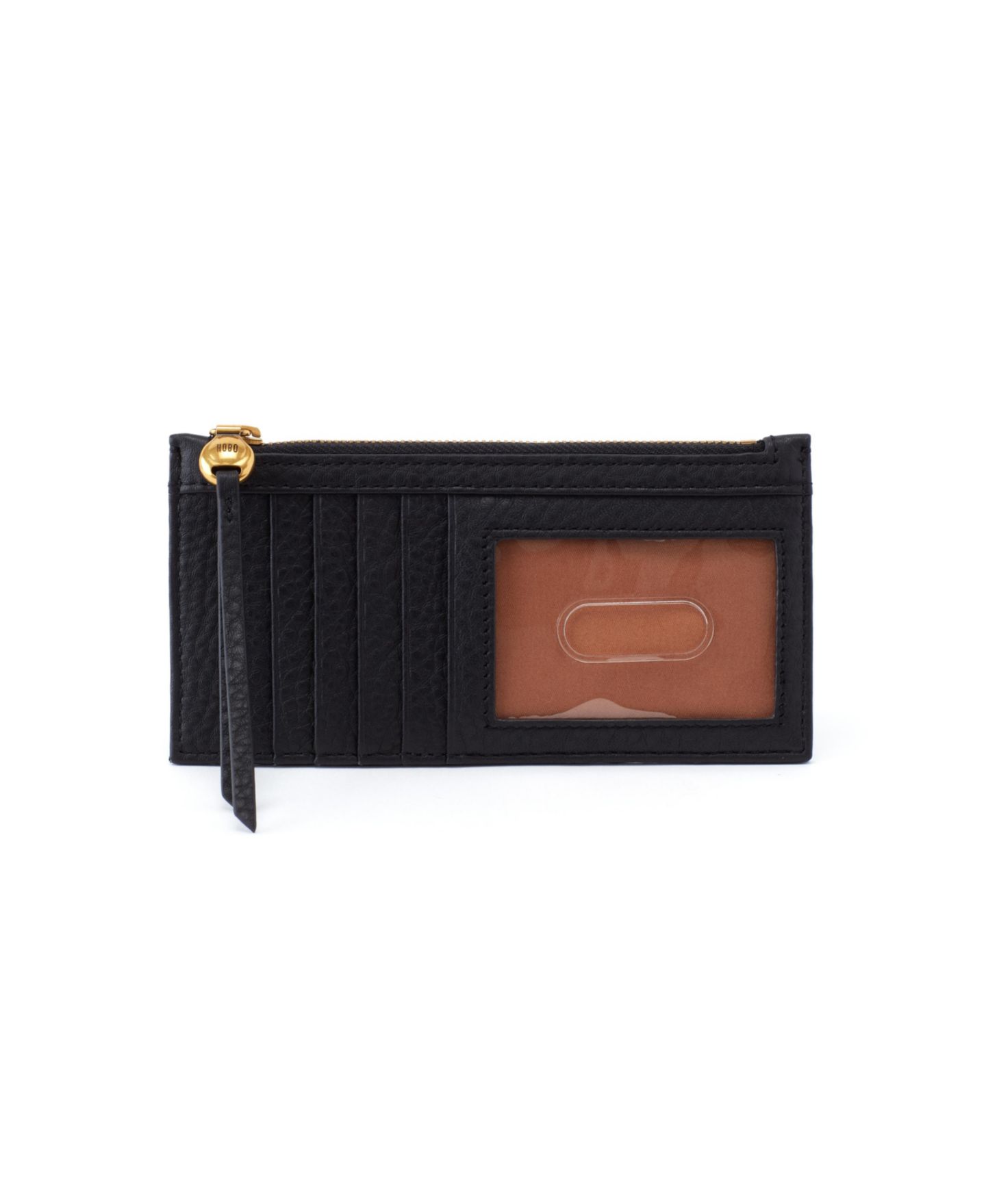 Женский кошелёк HOBO Carte Card Case Wallet, цвет: Чёрный — фото 1